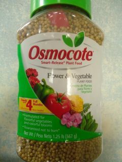 25 lb Osmocote Flower and Vegetable Slow Release Plant Food 14 14 14
