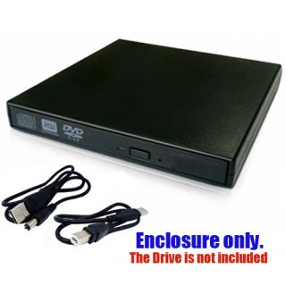  DVD RW ROM External Canddy Case Enclosure for Laptop DVD Drive New