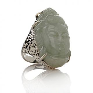 228 839 jade of yesteryear jade sterling silver kuan yin ring rating