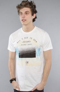 Civil The No Shores Tee in White Concrete