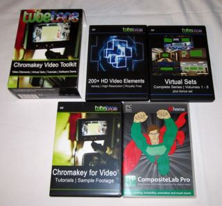 Chromakey Video Toolkit DVDs and CD software for use with green screen