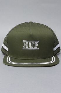 HUF The National Sport Snapback Hat in Olive