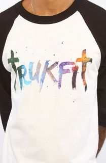 TRUKFIT The Galaxy Raglan in White Concrete