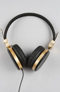 WeSC The Banjo Golden Headphones in Black