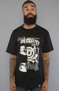 Dissizit The One Night Only Tee in Black White