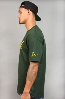 Halloway West Tee GreenYellow Concrete