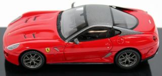 Ferrari 599 GTO in Red w/ Grey Top 143 Scale Diecast Car Hot Wheels