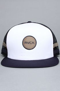 RVCA The Blithe Trucker II Hat in Slate White