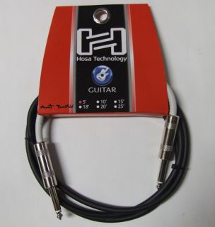 Hosa 10ft Pro Guitar Cable Cord HGTR 010 Neutrik Rean