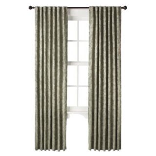 Fieldcrest Luxury Green Scroll Window Panel 54x84
