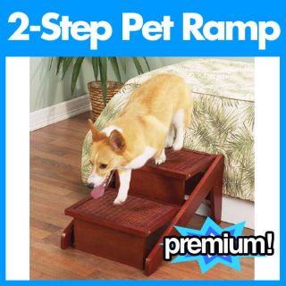 Premium Dog Ramp Stairs Pet Cat Folding 2 Step Designer