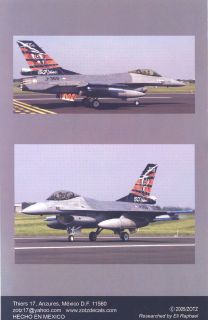  decal set f 16 dutch hornet company zotz stock number 48 022 scale