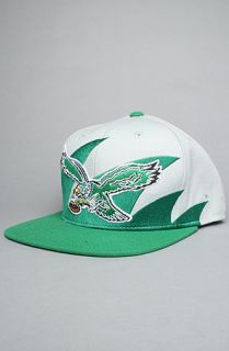 Mitchell & Ness The Philadelphia Eagles Sharktooth Snapback Hat in
