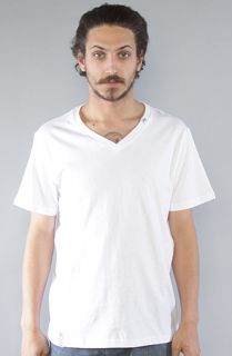 LRG Core Collection The Back To Basics Regular VNeck Tee in White