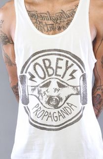 Obey The Trucks Light Weight Pigment Tank in Dusty Light Grey
