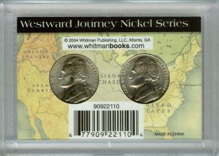 2004 Westward Series Nickel Set 2 Coinc Uncirculated in Frosty Case