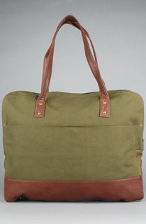 WeSC The Jacky Leather Tote Bag Concrete