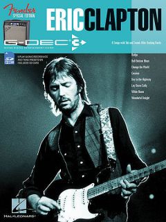 Eric Clapton Fender G Dec 3 Guitar Playalong Book Card