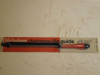 Nicholson Chainsaw File Guide 8 inch x 1 4 Dia File Chain Saw