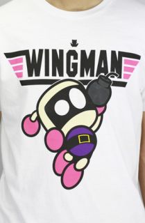 Entree Entree LS Bomber Wingman White Tee