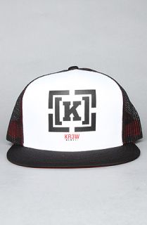 KR3W The Bracket Trucker Hat in White