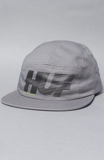 HUF The 10 K Volley Hat in Charcoal Concrete