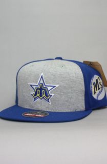 123SNAPBACKS Seattle Mariners Snapback HatGreyBlue