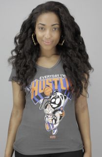 Entree Entree LS Everyday Im HUSTLIN Women Charcoal V Neck  Karmaloop