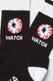 Mishka The Keep Watch Socks in Black Concrete