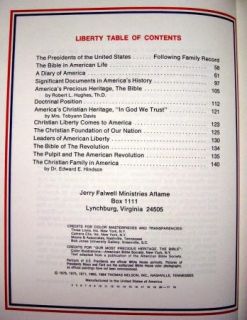  Bible American Bicentennial Edition 1776 1976 Jerry Falwell Ministries