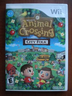 Animal Crossing City Folk Wii Brand New Factory SEALED