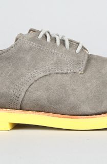 Walk Over Shoes The MADE IN THE USA Derby 100s Buck Shoe in Grey