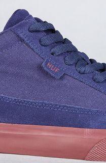 HUF The Clarence Sneaker in Navy Brick