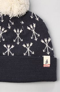 Altamont The Fridaze Beanie in Navy Concrete