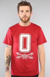 Omit The O Leagues Tee in Maroon Concrete