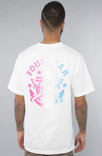Fourstar Clothing The Gradient Anchor Tee in White