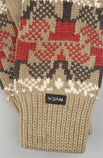 RVCA The Ghost Chant Gloves in Dark Khaki