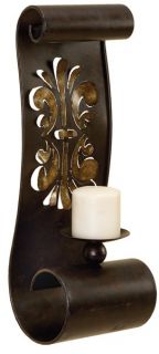 Classic metal Candle holder piece for any home decor. Great for inddor