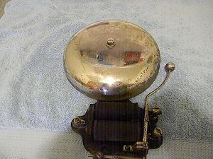 Vintage Antique Electric School or Fire Alarm Bell (Faraday)