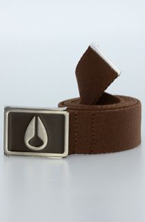 Nixon The Enamel Wings Belt in Brown Concrete