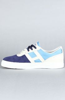 HUF The Choice Sneaker in Navy Royal Cream