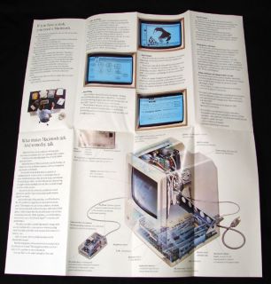 Apple Computer Original Macintosh Intro Brochure January 1984 Mac