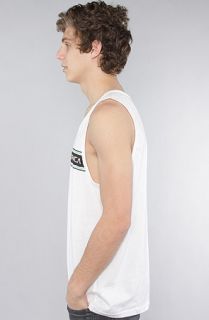 RVCA The Wrightwood Tank in White Concrete