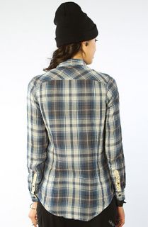  the lucy plaid double layer top in navy sale $ 34 95 $ 70 00