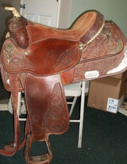 Used Western Horse Tack Circle Y Show Saddle ELW