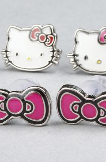 Loungefly The Hello Kitty Bow and Face 6Pack Stud Earrings  Karmaloop