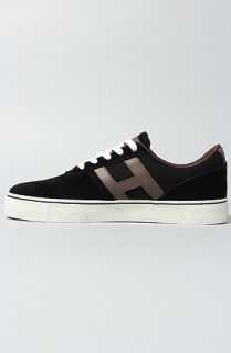 HUF The Choice Sneaker in Black Brown