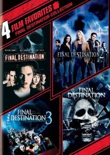Final Destination Collection 4 Film Favorites (DVD, 2010, 2 Disc Set