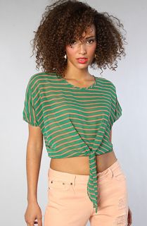 NYC Boutique The Rodeo Drive Top in Green