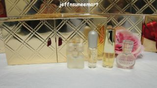 New Estee Lauder Gold Fragrance Treasures Gift Set Perfume Pleasures